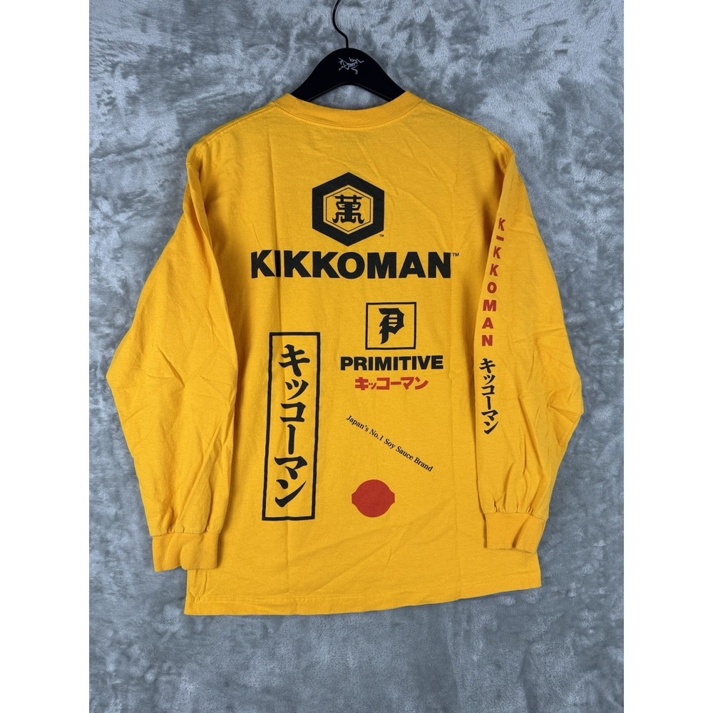 Primitive Kikkoman Collaboration Long Sleeve Graphic Skateboard Tee Mens Medium‎
